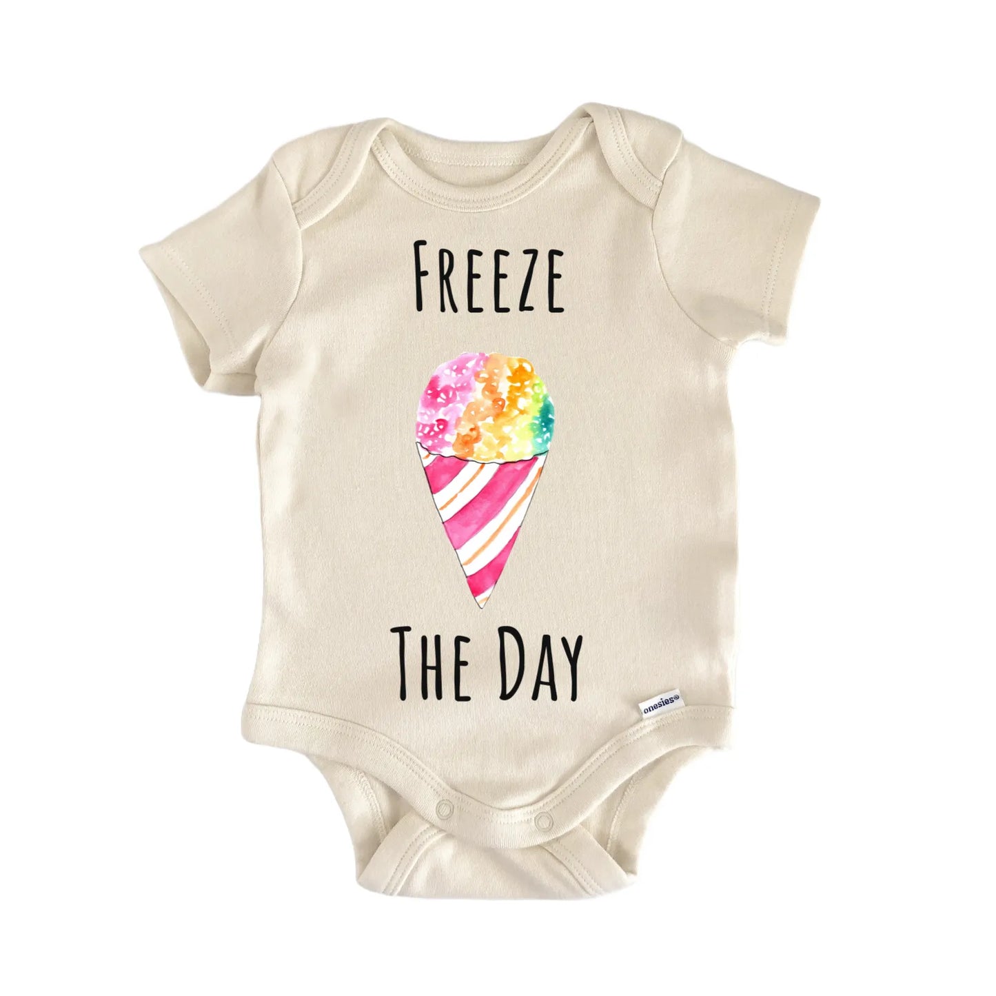Freeze The Day Snocone Dessert Summer Infant Gift Baby Bodysuit