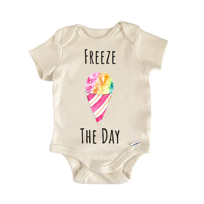 Freeze The Day Snocone Dessert Summer Infant Gift Baby Bodysuit