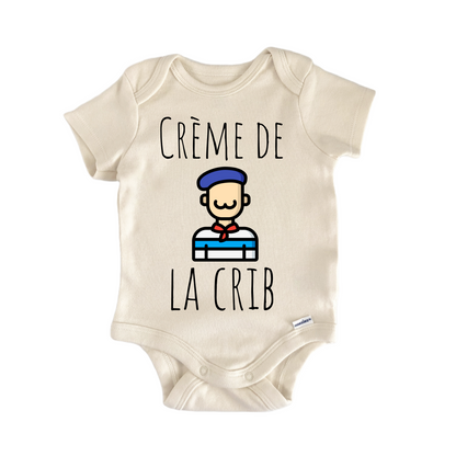 French France Creme Newborn Baby Onesie® Onesie®
