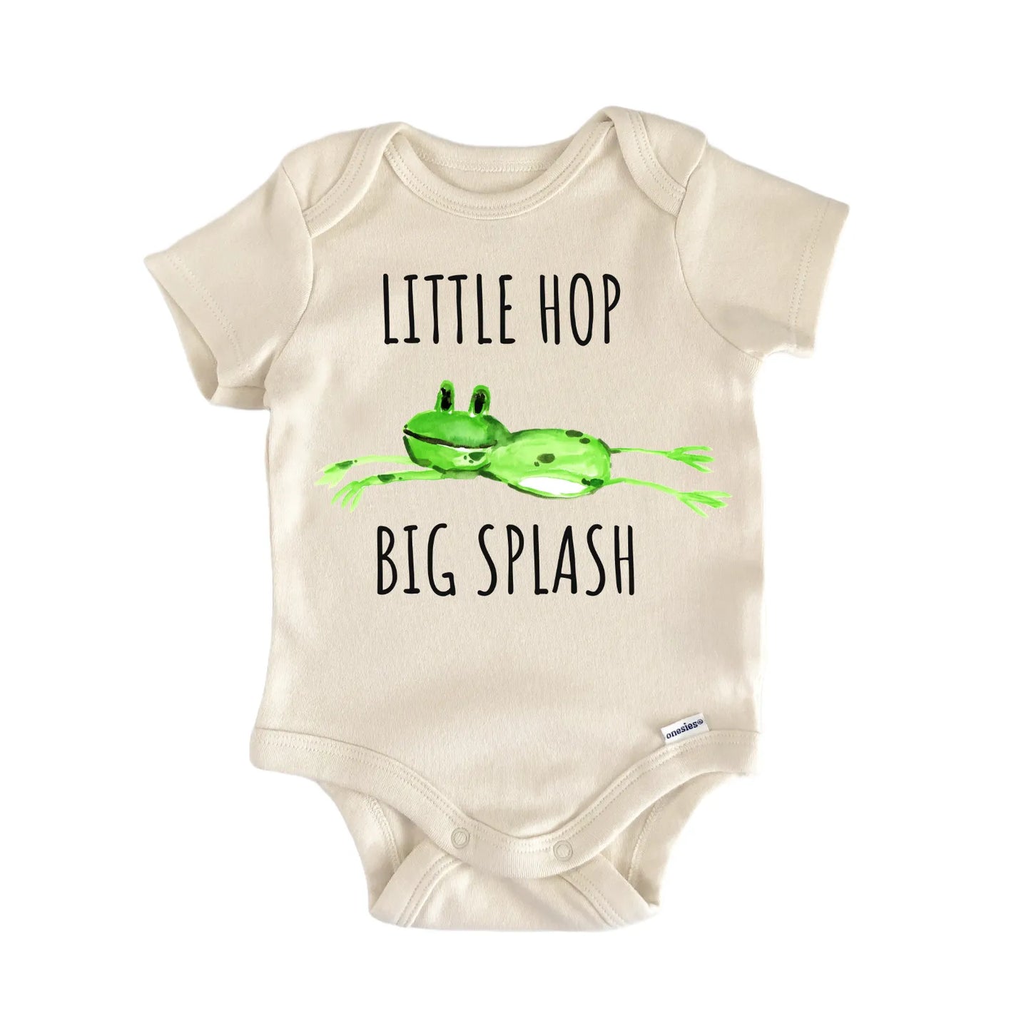 Frog Hop Splash Toad Baby Gift Baby Bodysuit
