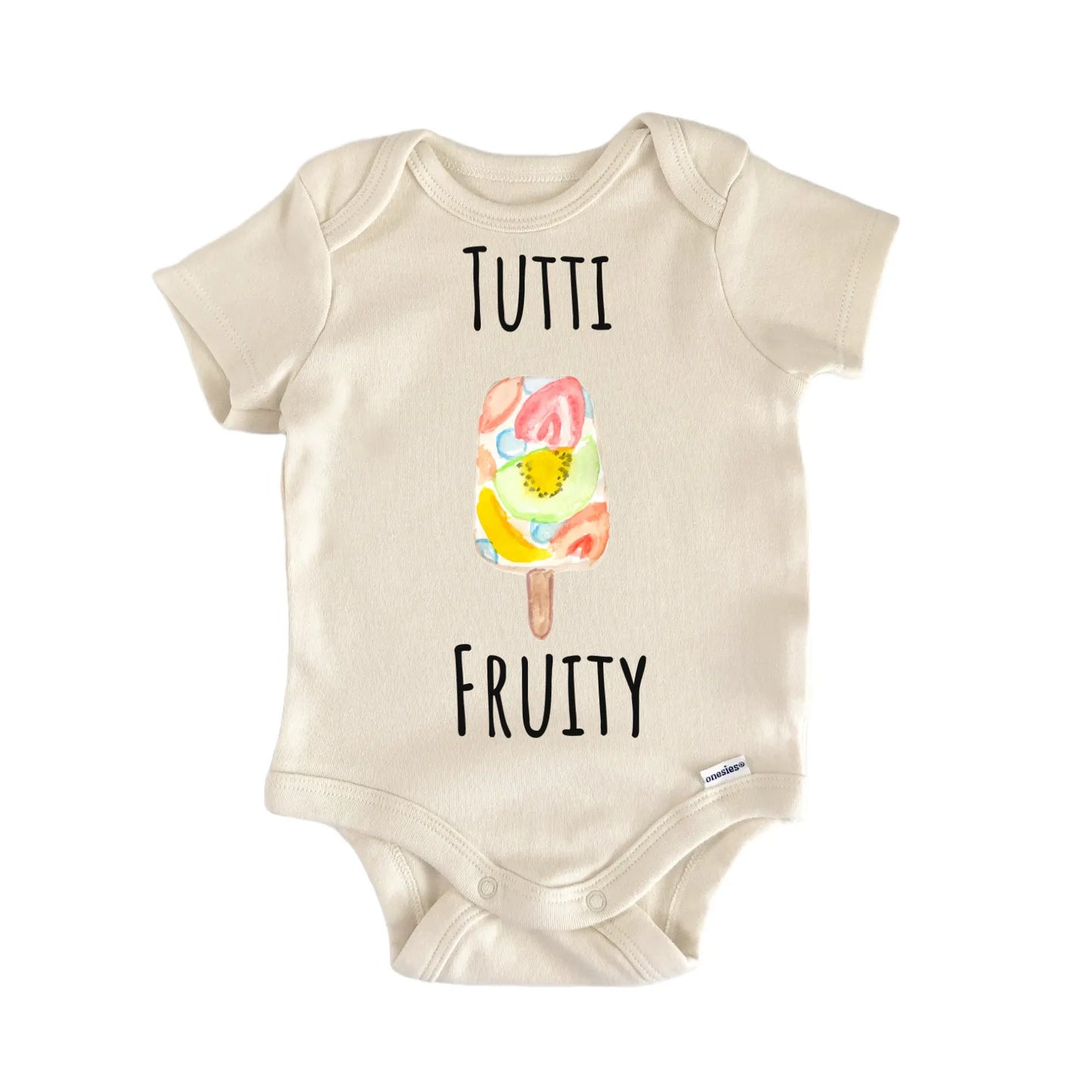Fruit Icecream Popsicle Dessert Foodie Newborn Gift Baby Bodysuit