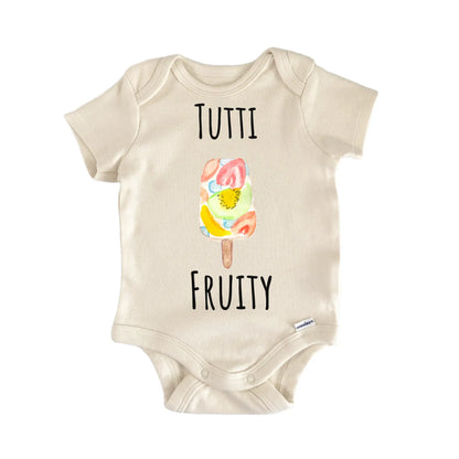 Fruit Icecream Popsicle Dessert Foodie Newborn Gift Baby Bodysuit