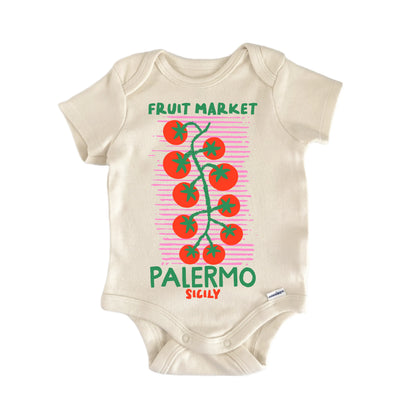 Fruit Market Sicily Newborn Baby Onesie® Onesie®