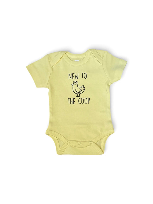 New to the Coop • infant bodysuit