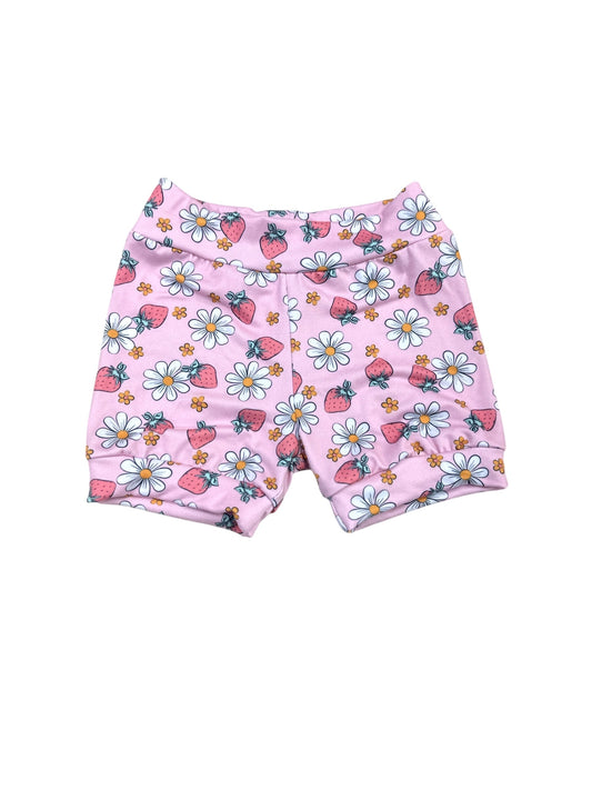 Strawberry Floral Shorties