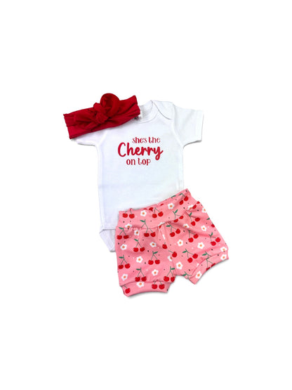 She’s the Cherry on top • baby bodysuit