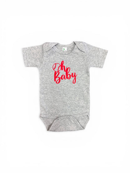 Oh Baby, Baseball • baby bodysuit