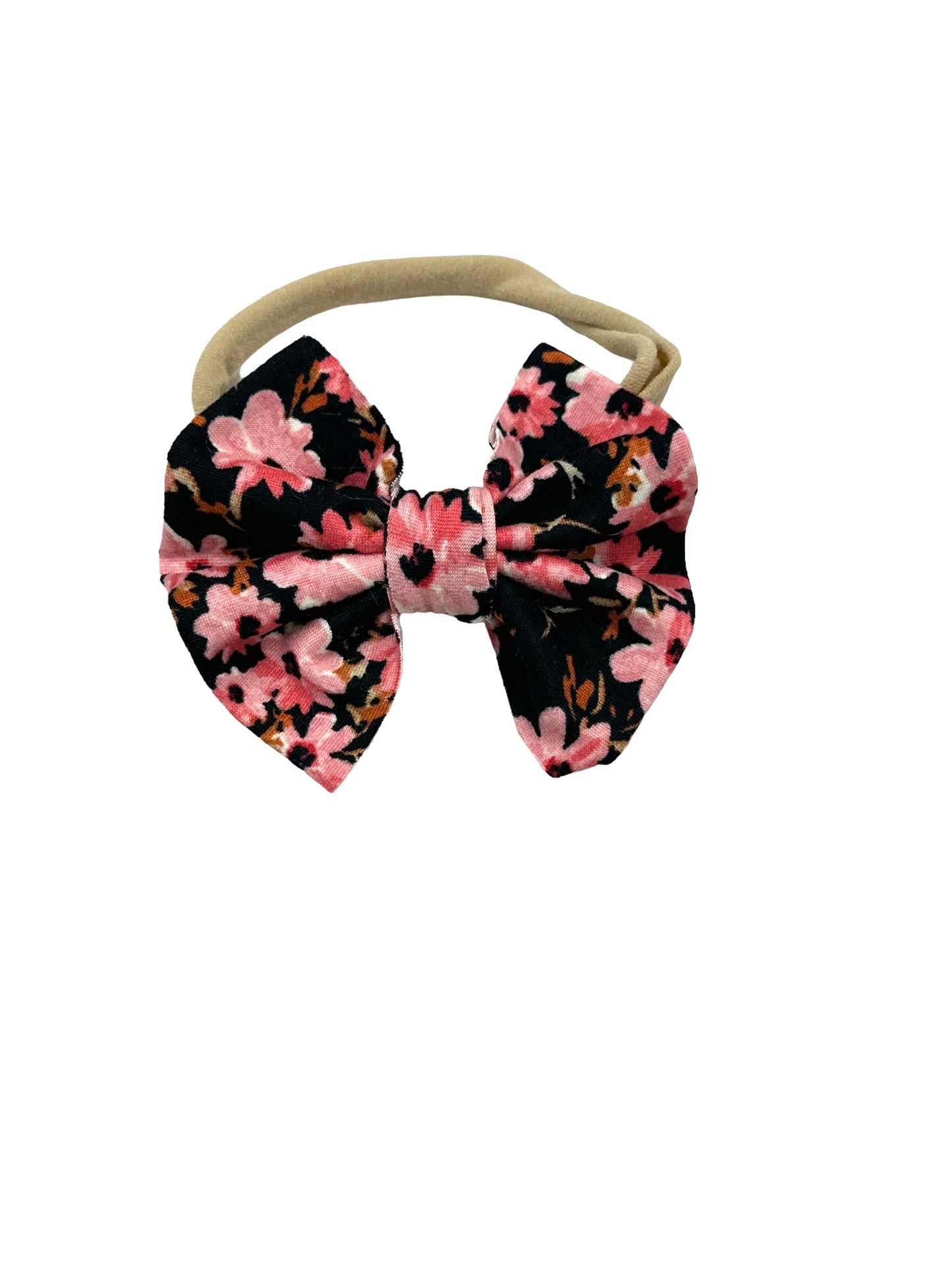 Jessa Floral Nylon Bow