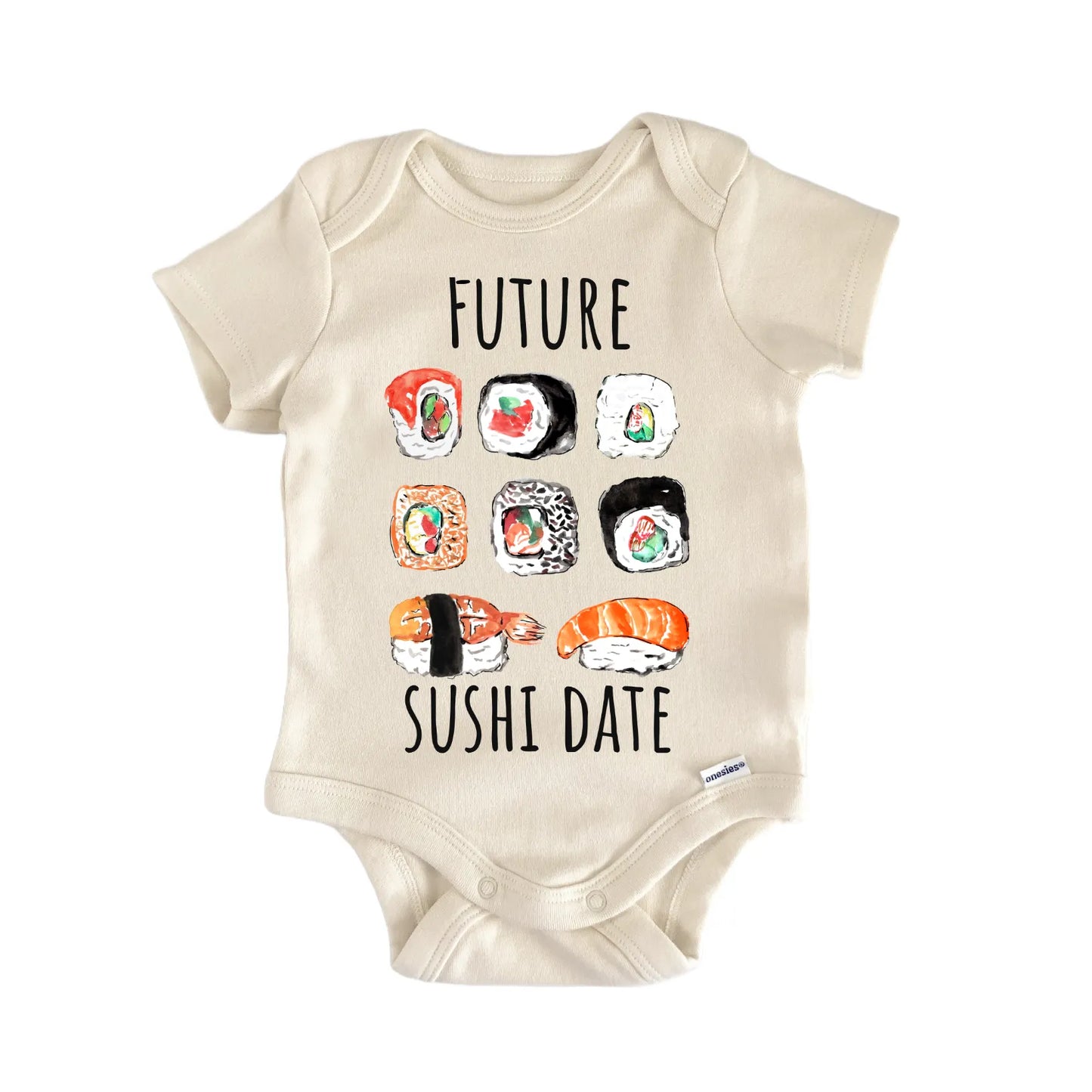 Future Sushi Sashimi Date Infant Gift Baby Bodysuit