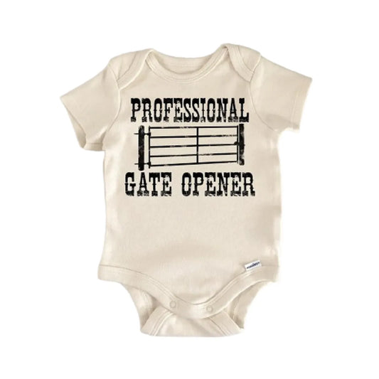Gate Opener Farm Ranch Newborn Baby Onesie® Onesie®