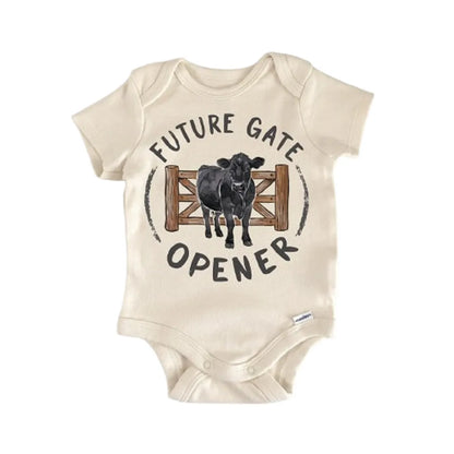 Gate Opener Farm Rural Newborn Baby Onesie® Onesie®