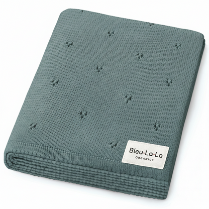 Organic Pointelle Luxury Knit Swaddle Blanket