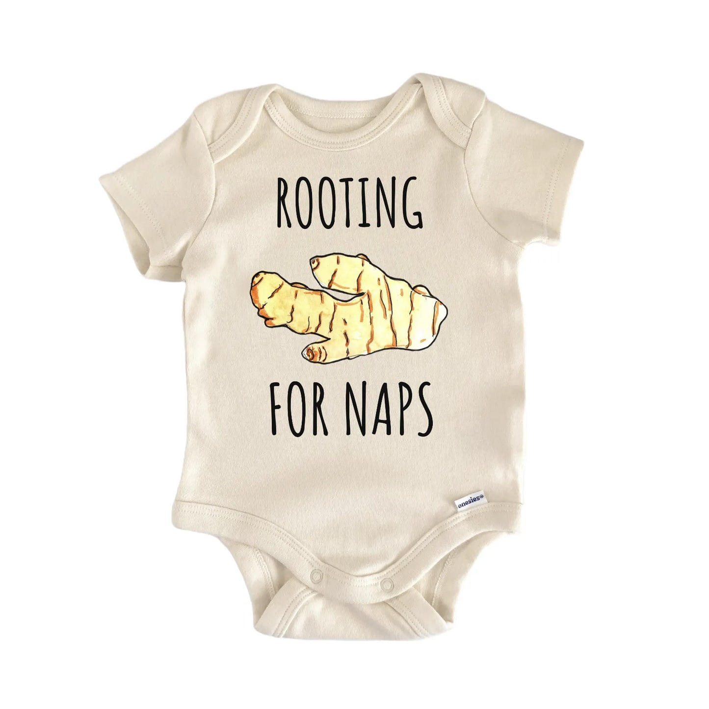 Ginger Root Tea Plant Baby Gift Baby Bodysuit
