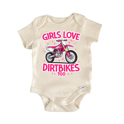 Girl Dirt Bike Infant Gift Baby Bodysuit