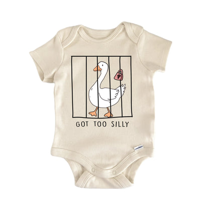Got Too Silly Goose Jail Newborn Baby Onesie® Onesie®
