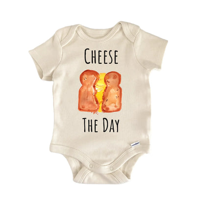 Grilled Cheese Bread Infant Gift Baby Bodysuit