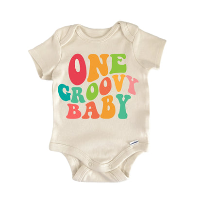 Groovy Hippie 70S Disco Newborn Baby Onesie® Onesie®
