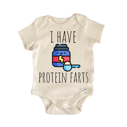 Gym Bodybuilder Working Newborn Baby Onesie® Bodysuit