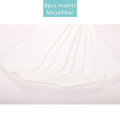 4pcs/set Washable Eco-Friendly Cloth Diaper Cover Adjustable Nappy Cloth Diapers Cloth Nappy For Baby Boys and Grils Baby
