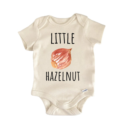 Hazelnut Nut Foodie Snack Baby Gift Baby Bodysuit