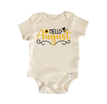 Hello August Newborn Baby Onesie® Onesie®
