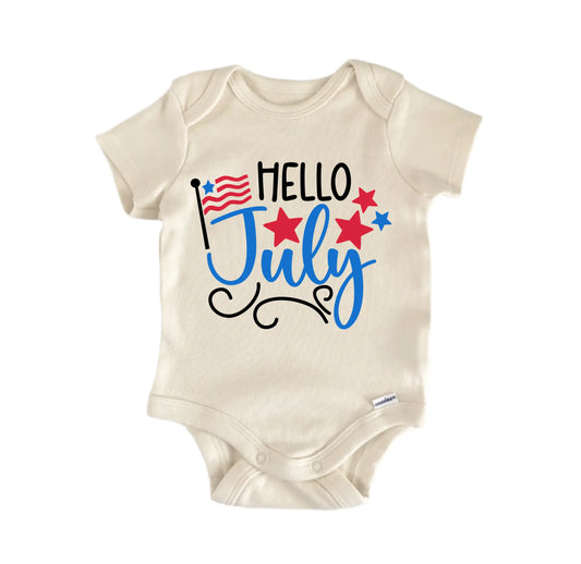 Hello July Newborn Baby Onesie® Onesie®