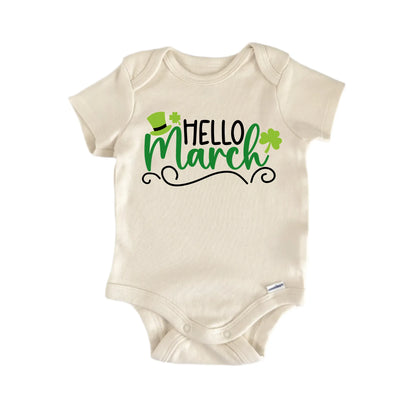 Hello March Newborn Baby Onesie® Onesie®