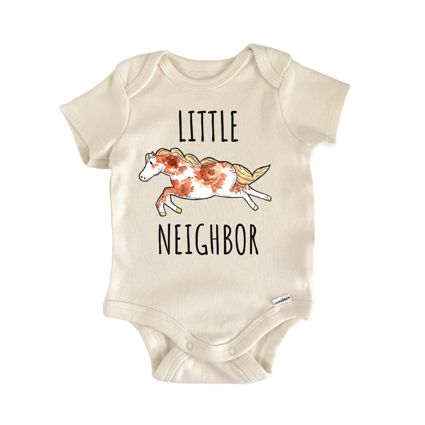 Horse Equestrian Ranch Infant Gift Baby Bodysuit