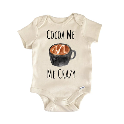 Hot Cocoa Chocolate Drink Winter Baby Gift Baby Bodysuit