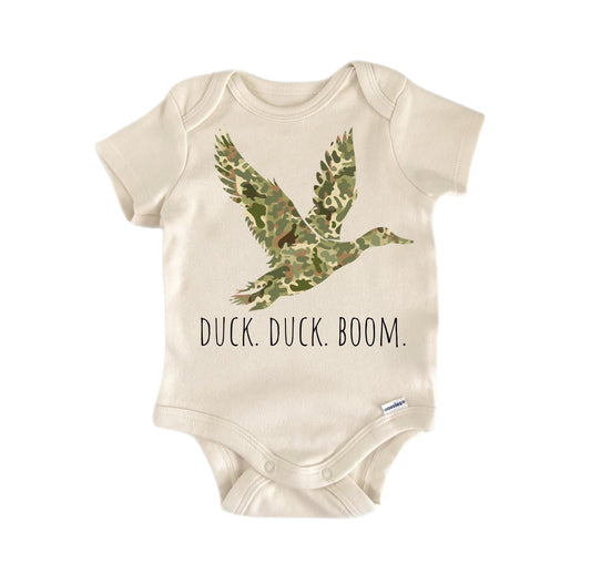 Hunt Duck Boom Newborn Baby Onesie® Onesie®