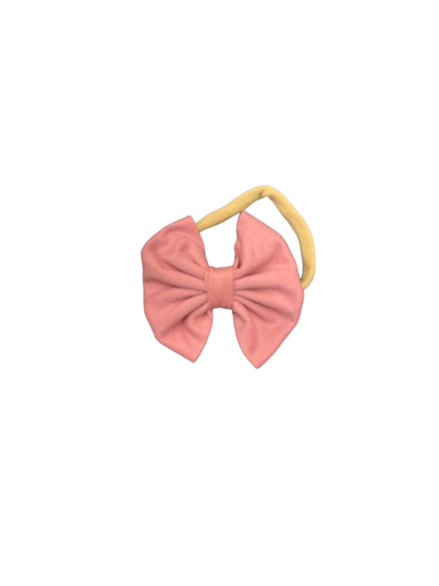 Light Mauve Nylon Bow
