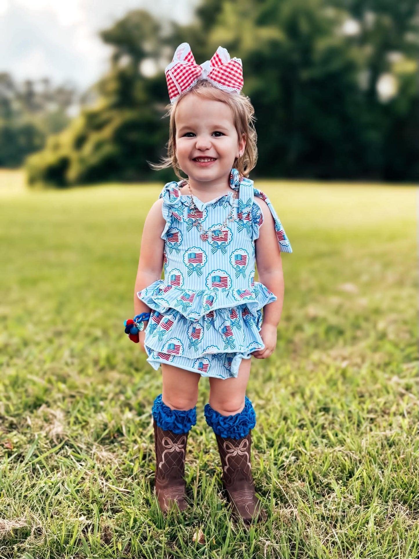 American Sweetheart ruffle romper (FINAL SALE)