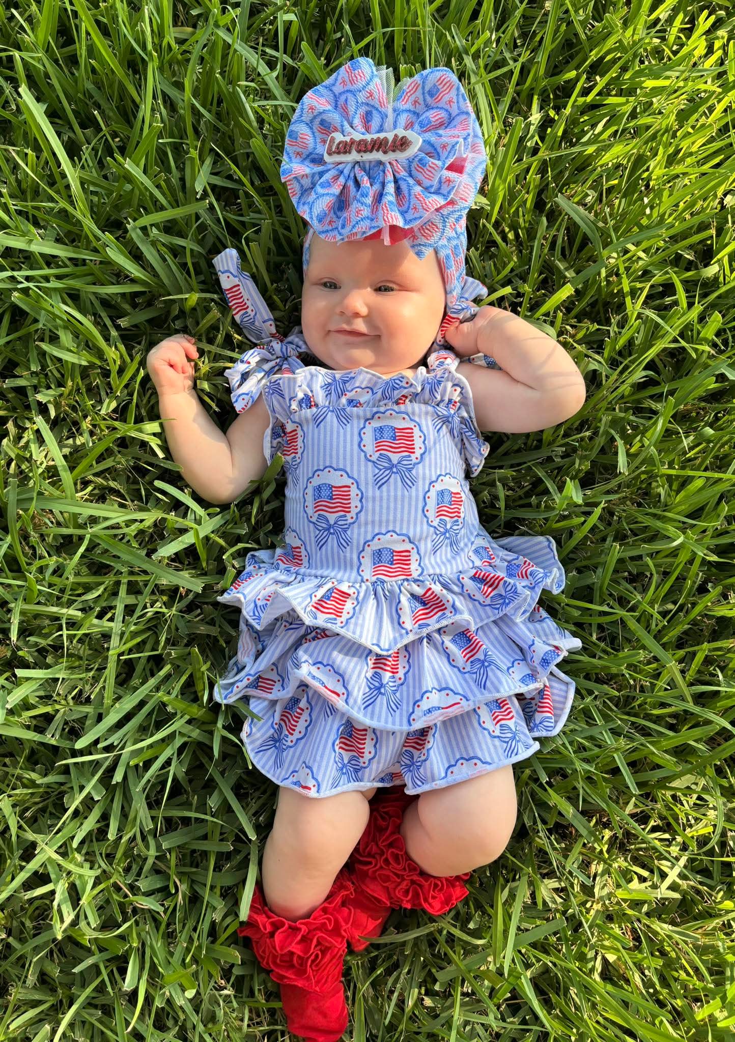 American Sweetheart ruffle romper (FINAL SALE)