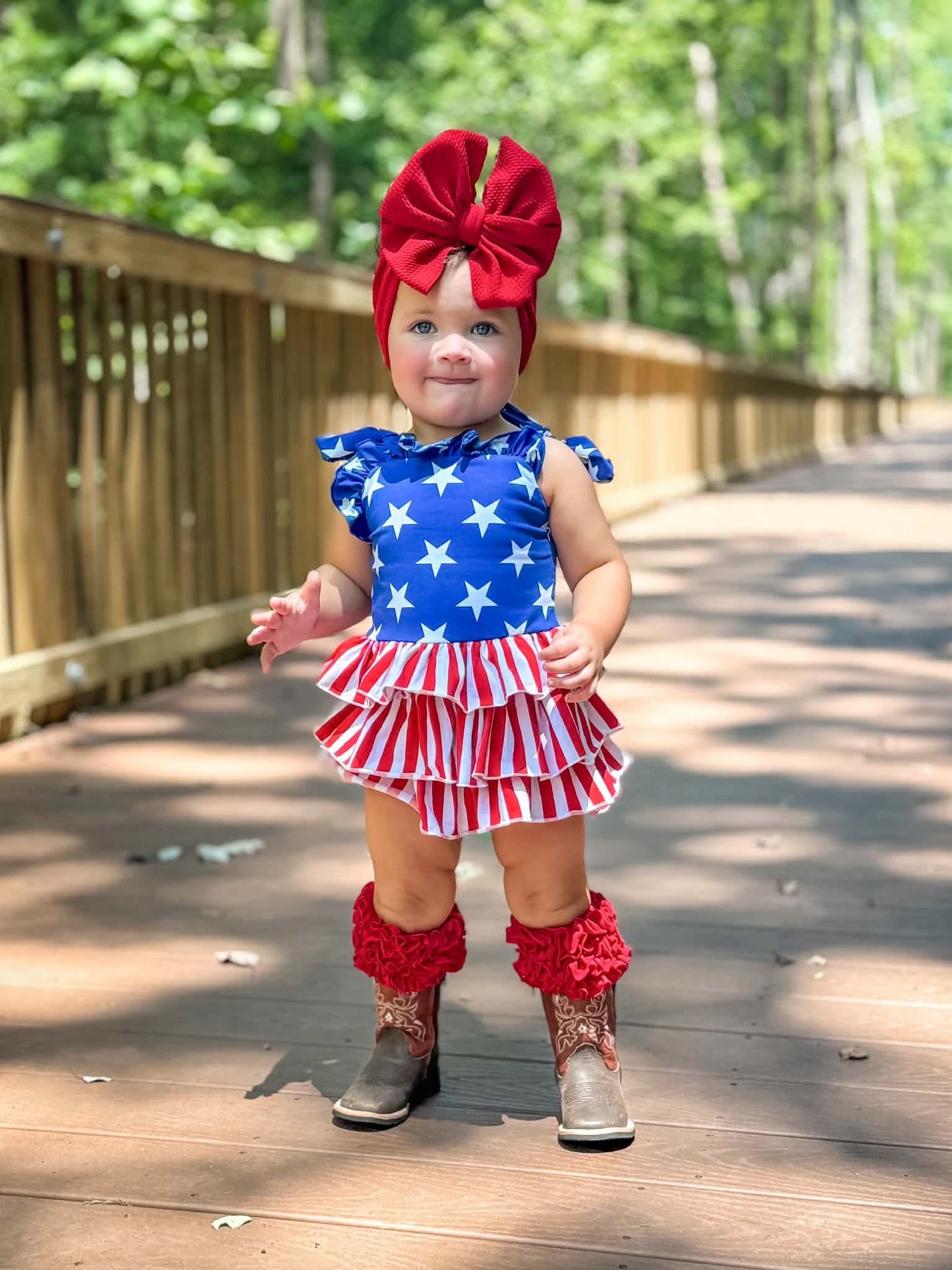 American Honey ruffle romper (FINAL SALE)