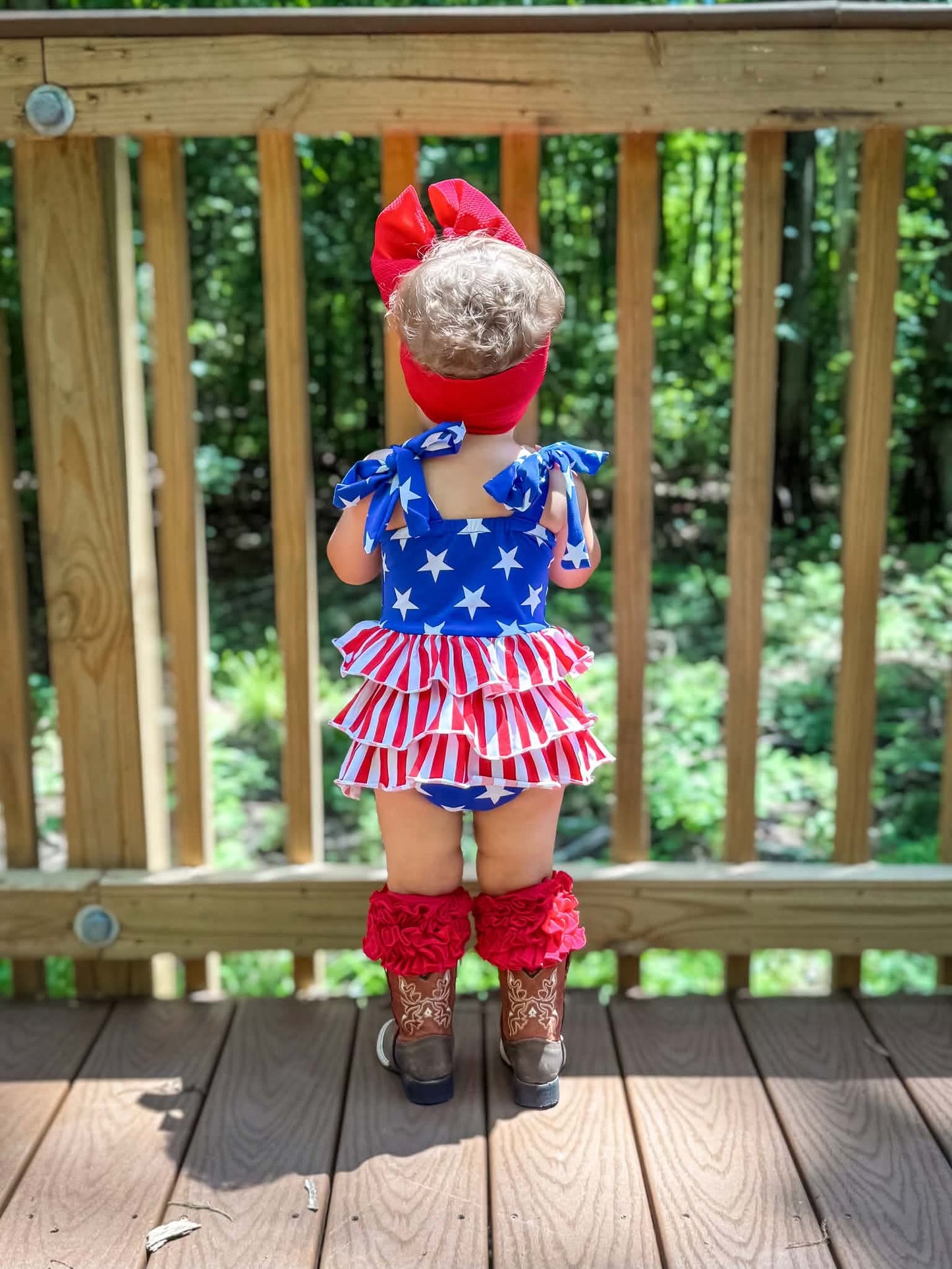 American Honey ruffle romper (FINAL SALE)