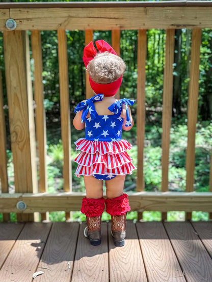 American Honey ruffle romper (FINAL SALE)