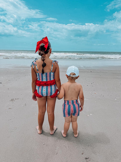 Stars and Stripes Swim Trunks (FINAL SALE)