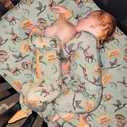 Hunting Bamboo Crib Sheet