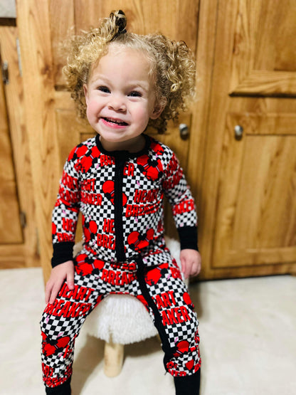 Checkered Heart Breaker Bamboo Sleeper (FINAL SALE)