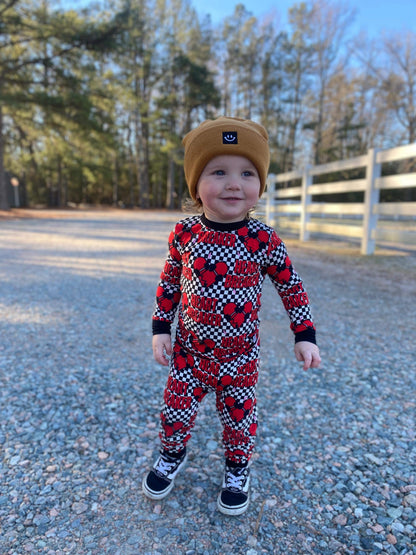 2T Checkered Heart Breaker Bamboo Set (FINAL SALE)