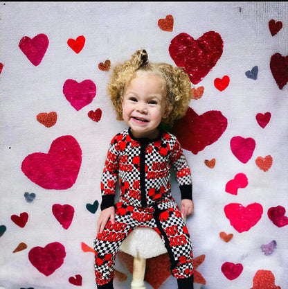 Checkered Heart Breaker Bamboo Sleeper (FINAL SALE)