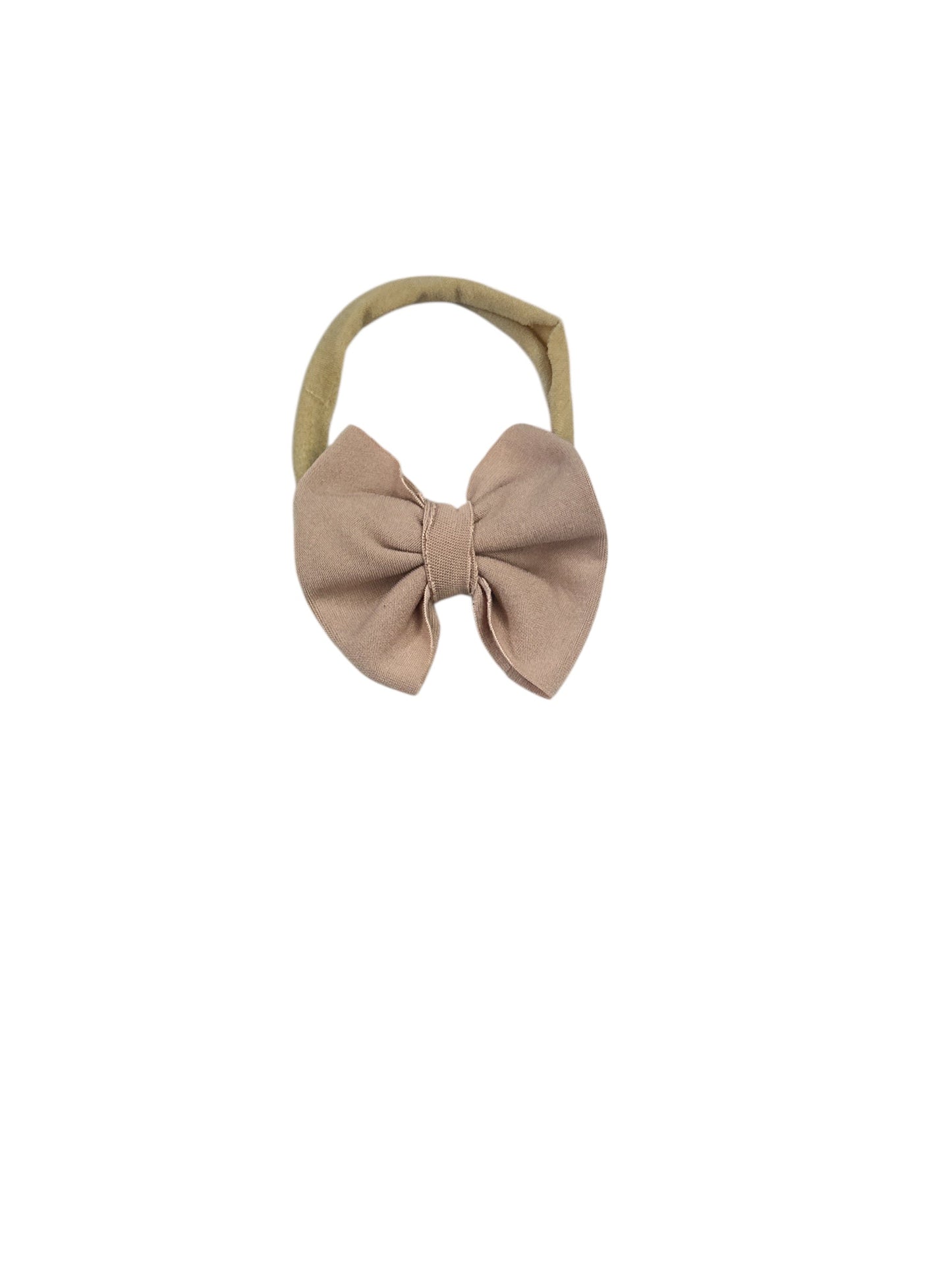 Tan Nylon Bow