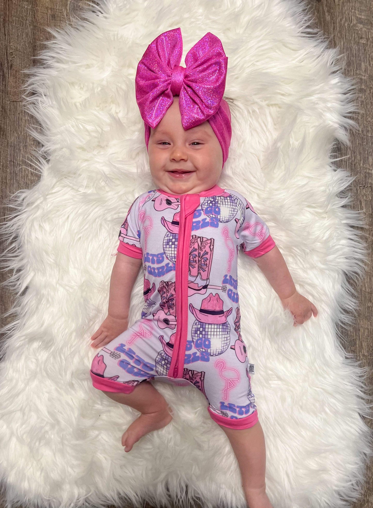 Let’s Go Girls Bamboo Shortie Romper (FINAL SALE)