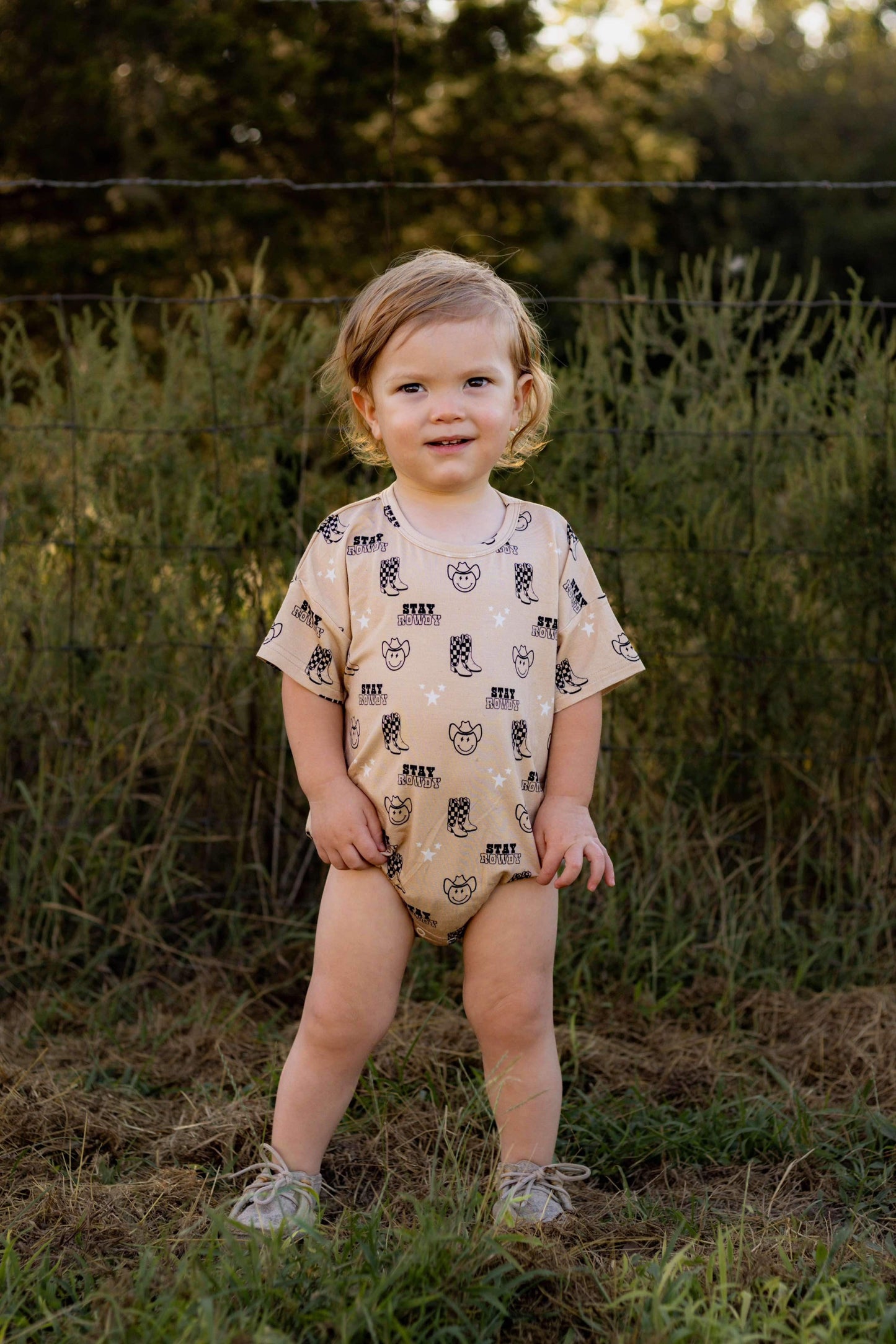 2T Stay Rowdy Oversized Bamboo Romper (FINAL SALE)