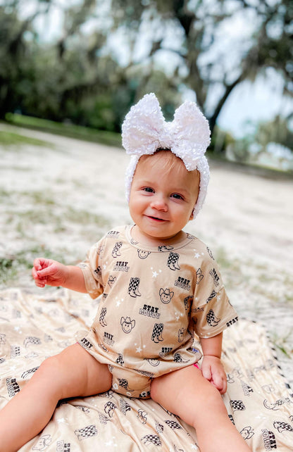 2T Stay Rowdy Oversized Bamboo Romper (FINAL SALE)