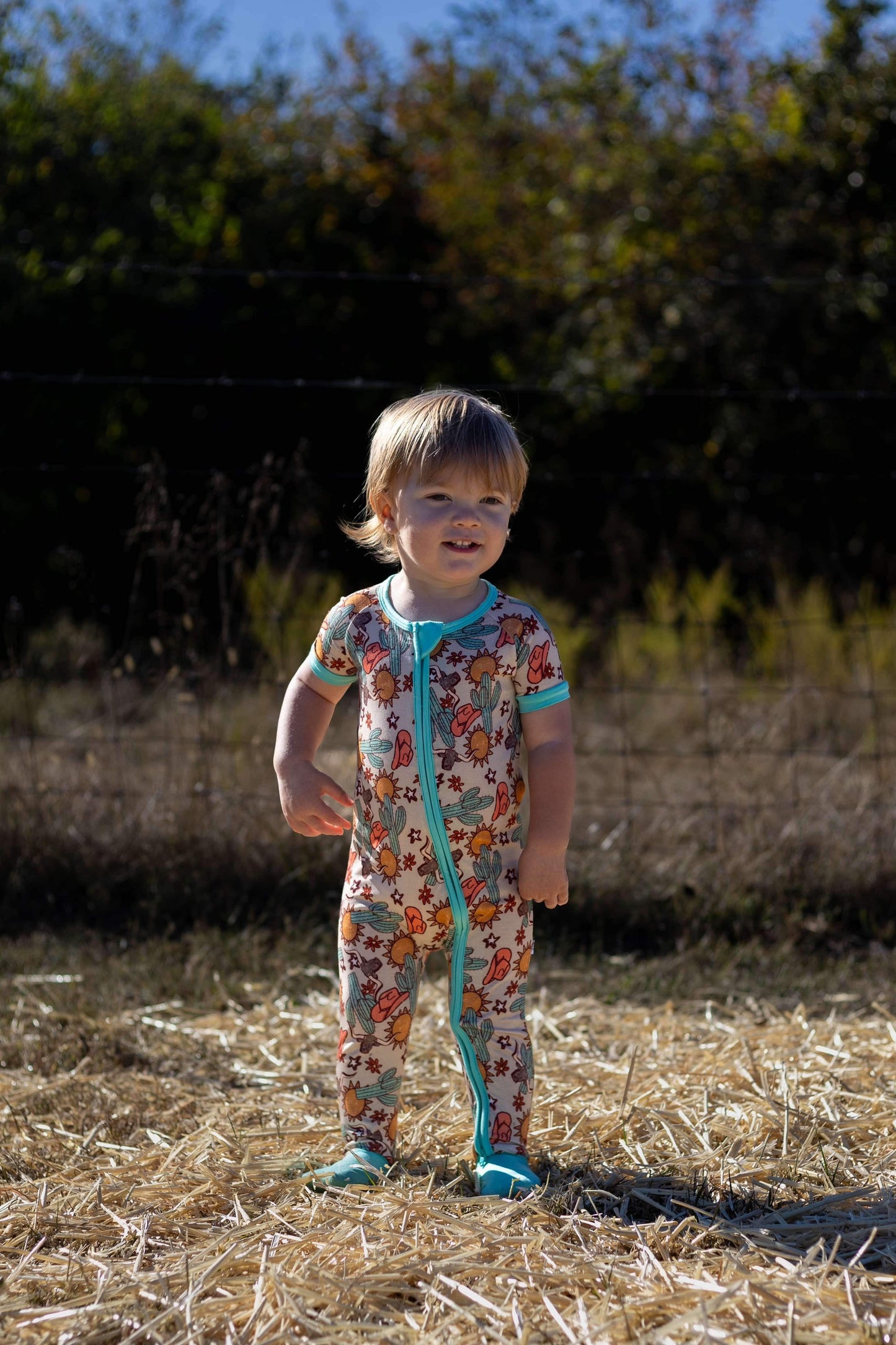 18/24 Months Wild West Short Sleeve Bamboo Sleeper (FINAL SALE)
