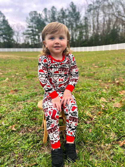 Red Cowboy Bamboo Set (FINAL SALE)