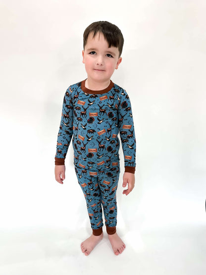 BLUE Bella-Breez Hunting Club Bamboo Set (FINAL SALE)
