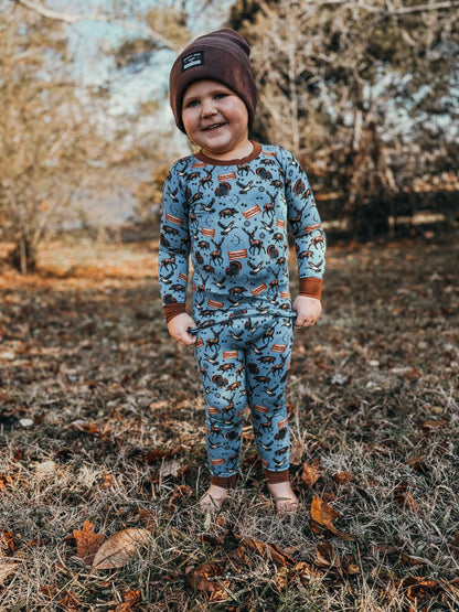 BLUE Bella-Breez Hunting Club Bamboo Set (FINAL SALE)