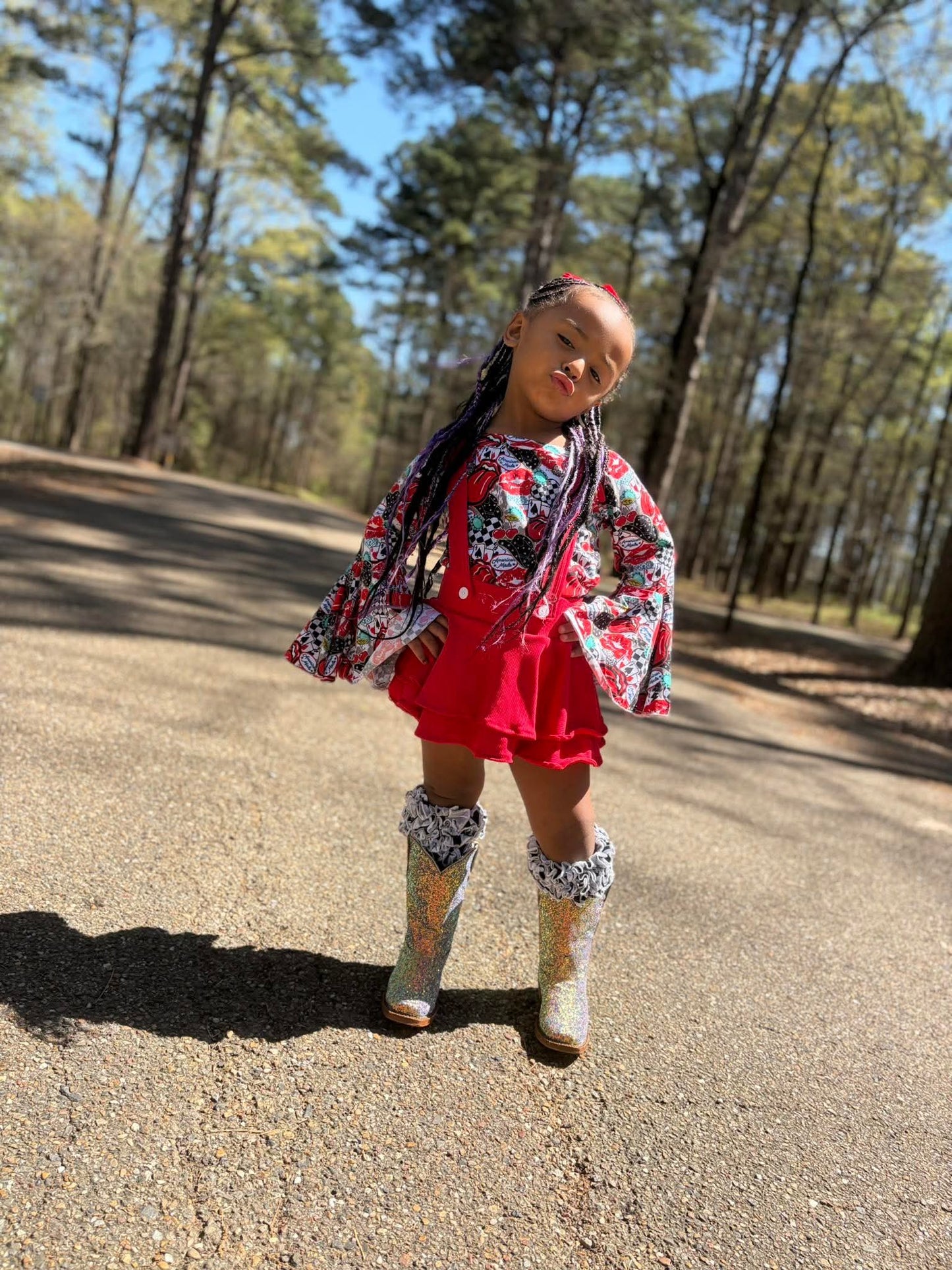 Printed Boot Socks